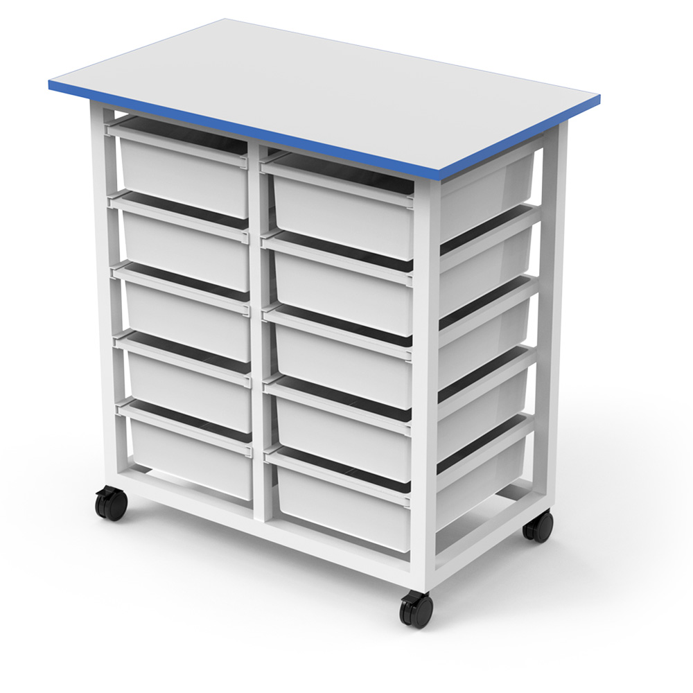 Metal Storage Caddy - Double C105 | Beparta Flexible School Furniture