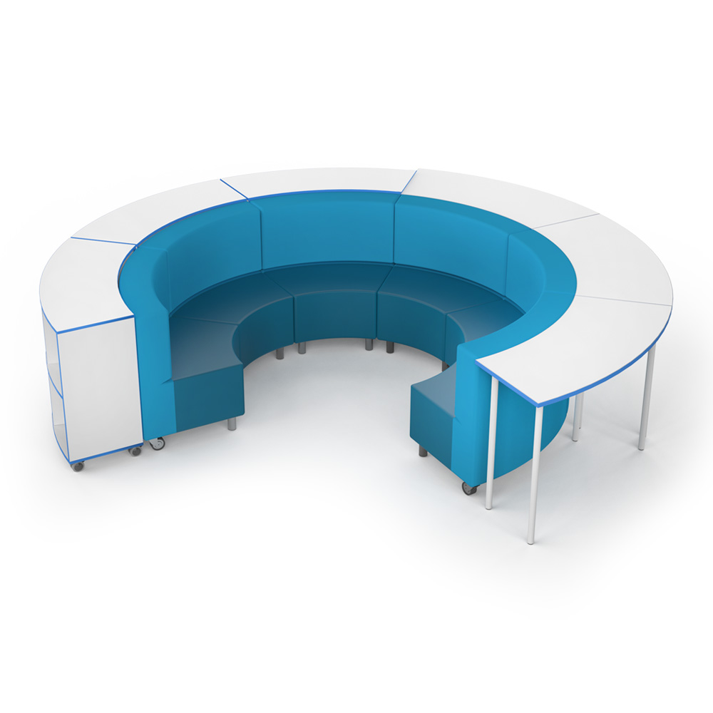 3 QTR Circle Collection C106 | Beparta Flexible School Furniture