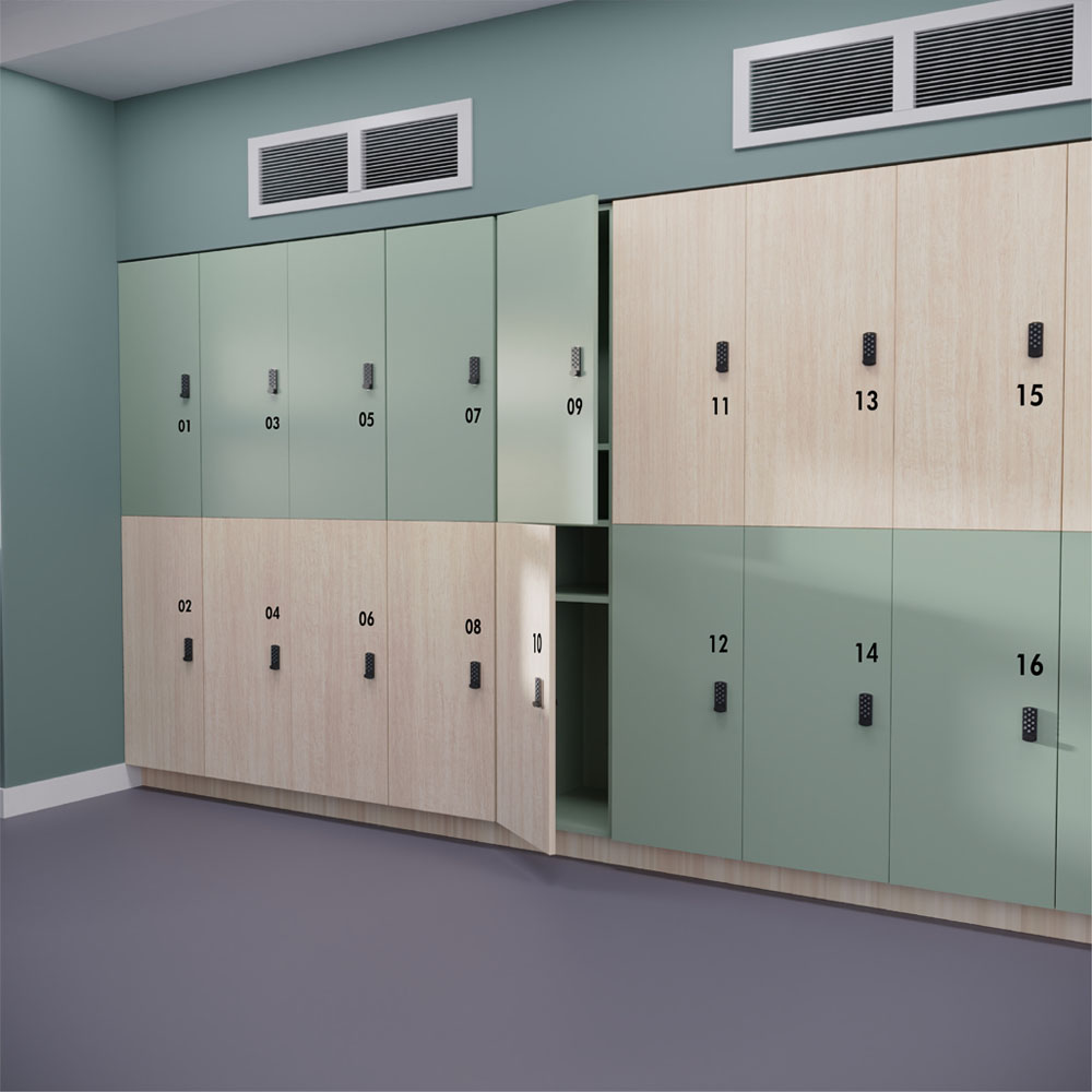 Beparta Locker D2 - Double | Beparta Flexible School Furniture