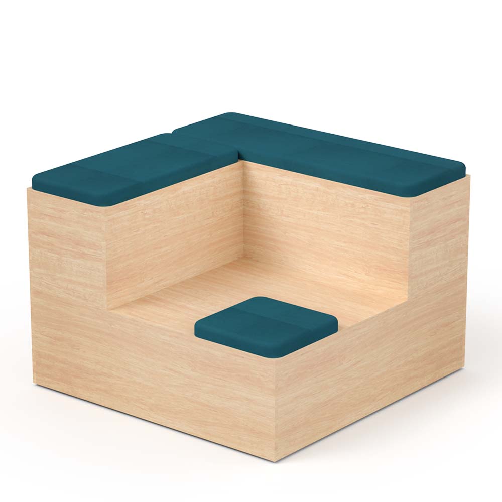 Corner Square Tier | Beparta Flexible School Furniture