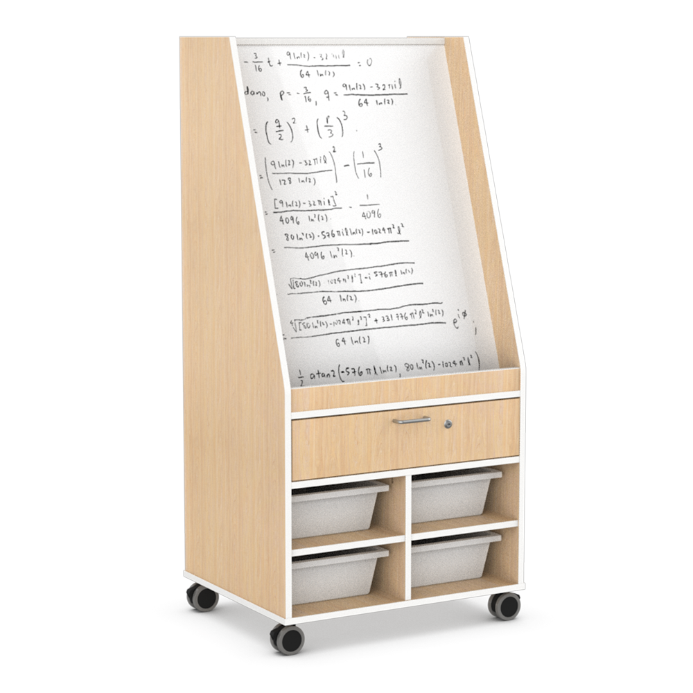 Magnetic Mobile Display Whiteboard | Beparta Flexible School Furniture