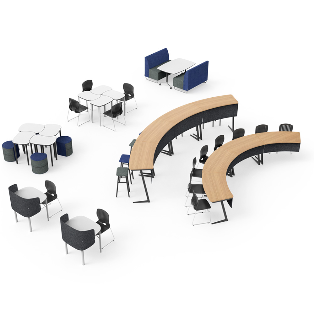 Term 4 Deluxe Classroom Package - High School | Beparta Flexible Furniture