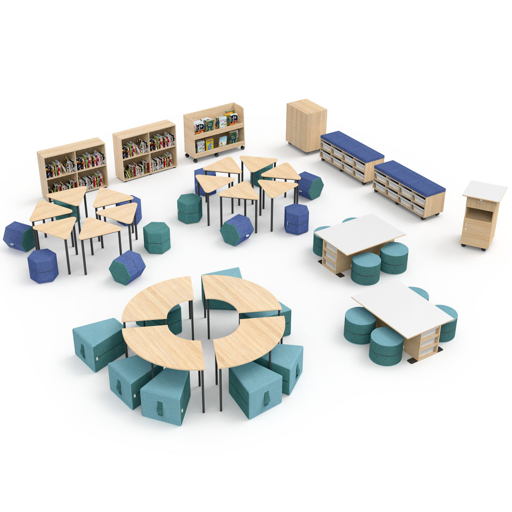 Term 4 Deluxe Classroom Package - Primary School | Beparta Flexible Furniture
