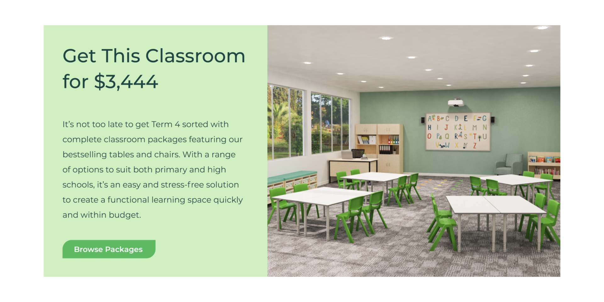 Classroom Packages Header - Desktop