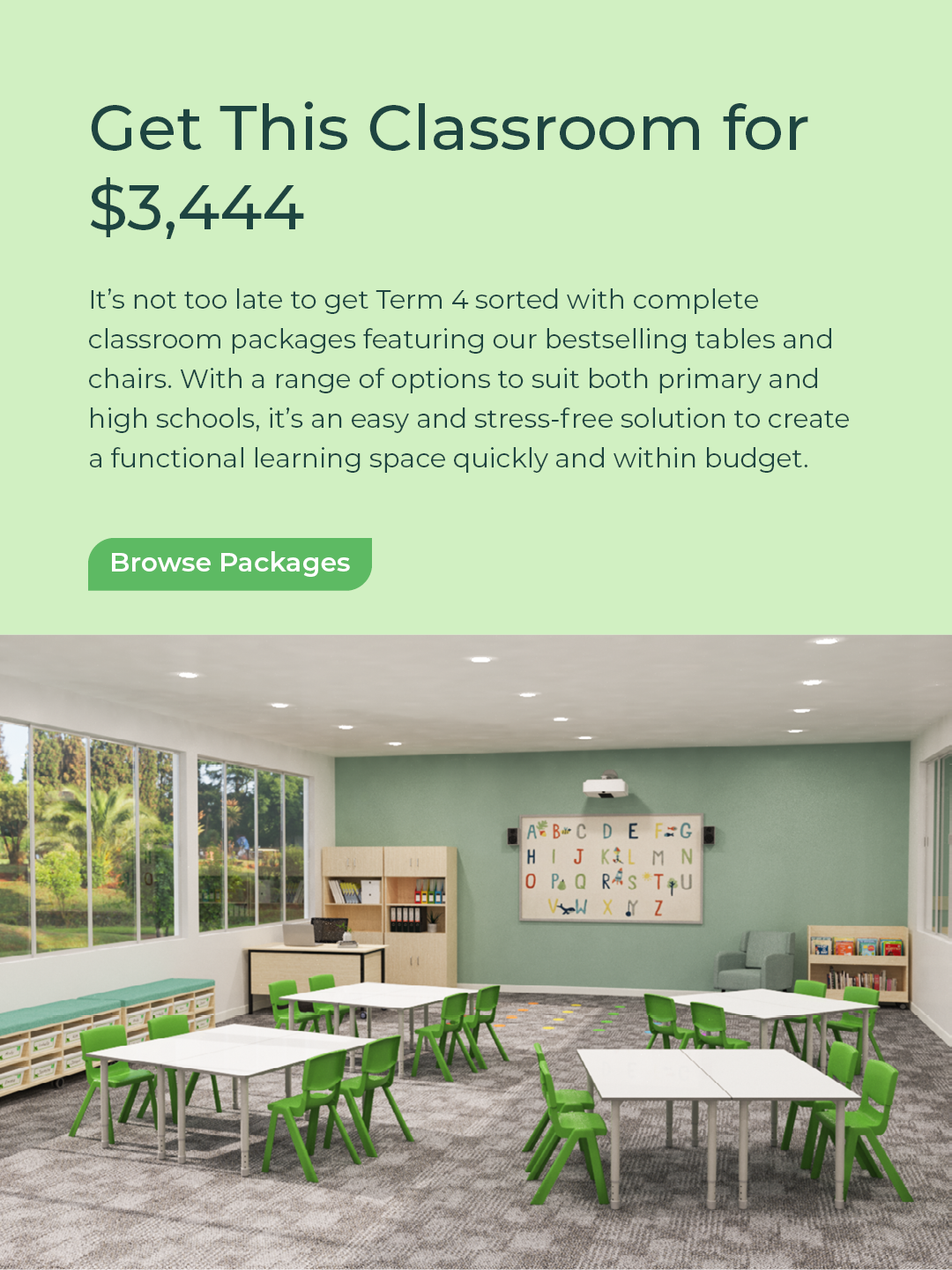 Classroom Packages Header - Mobile